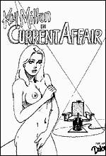 Brutal porn comics `Kay Milthon In Current Affair`. Cover page.